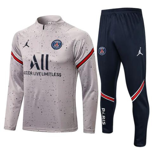 KIT MAGLIA A MANICA LUNGA BIANCA + TUTA PSG X JORDAN 2021/22