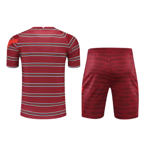 KIT MAGLIA ALLENAMENTO ROSSA + PANTALONCINI LIVERPOOL 2021/22