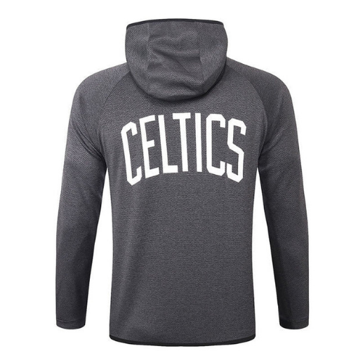 KIT GIACCA A ZIP CON CAPPUCCIO+TUTA NBA GRIGIA CELTICS 2021/22