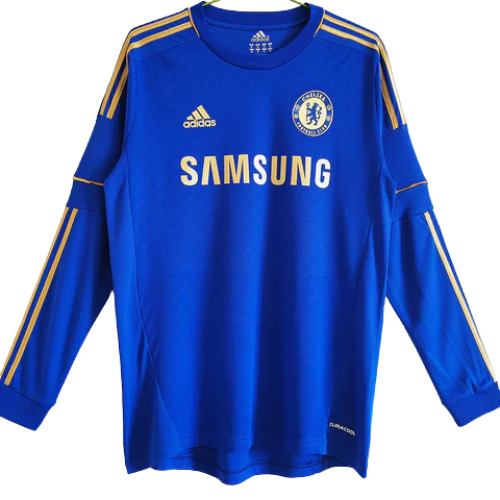 MAGLIA A MANICHE LUNGHE RETRO CHELSEA HOME 2012/13